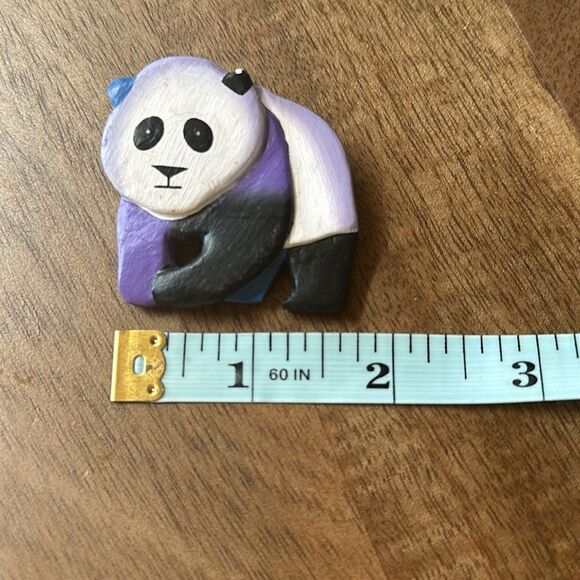 Vintage Panda Bear Brooch Pin! - Picture 4 of 6